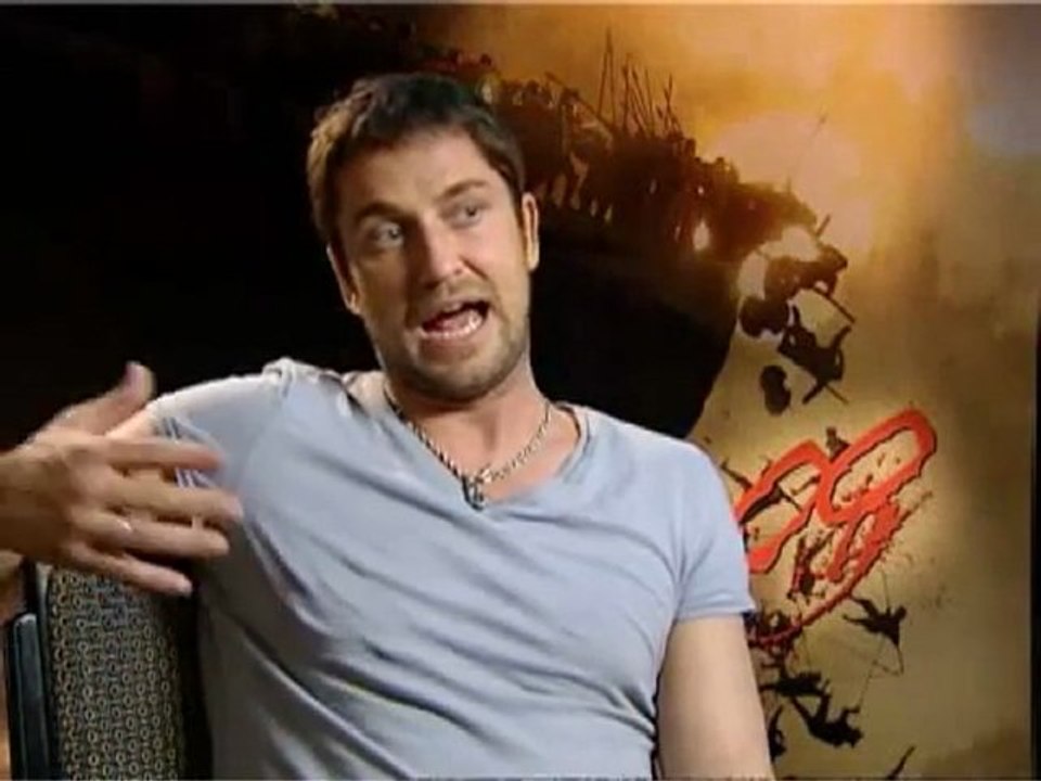 Gerard Butler on 300