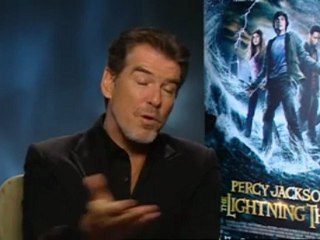 Pierce Brosnan on Percy Jackson and the Lightning Thief