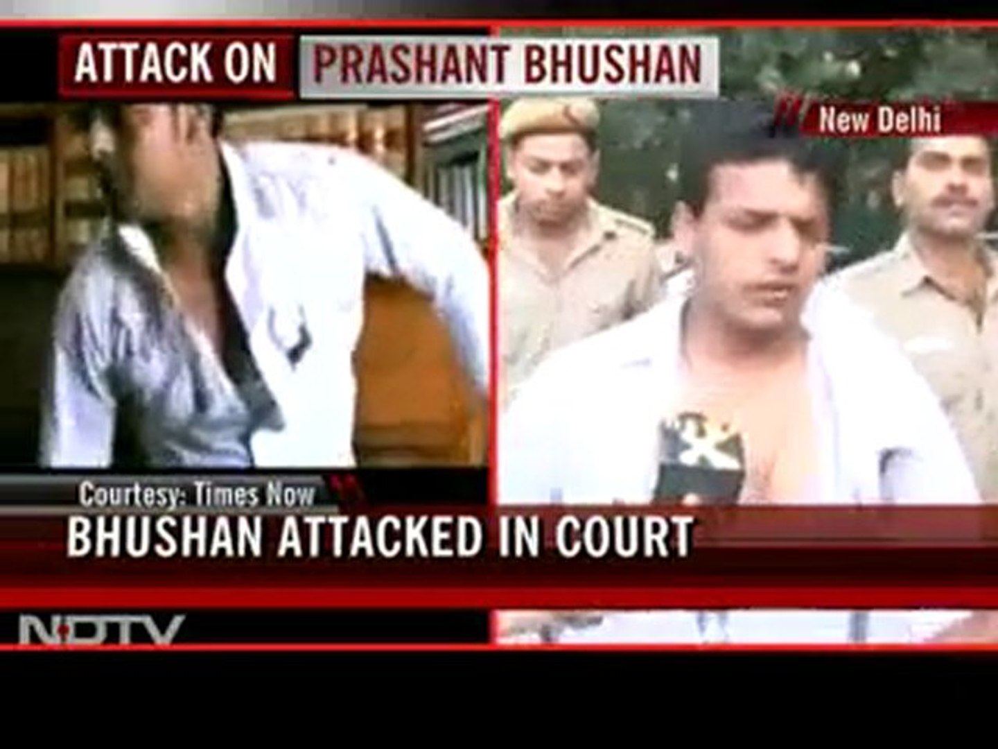 Activist-lawyer Prashant Bhushan attacked