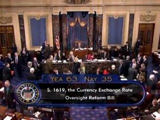 China currency bill passes U.S. Senate