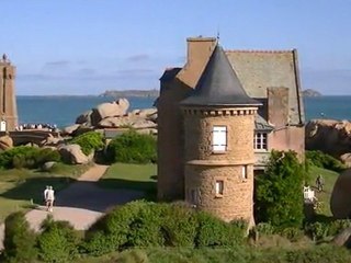 côte de granite rose a perros guirec 180° EN FULL HD  video  2