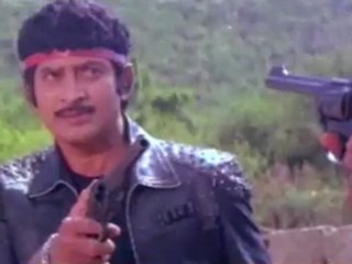 MAHASANGRAMAM- Shobanbabu searches for Jwalamukhi SCENE