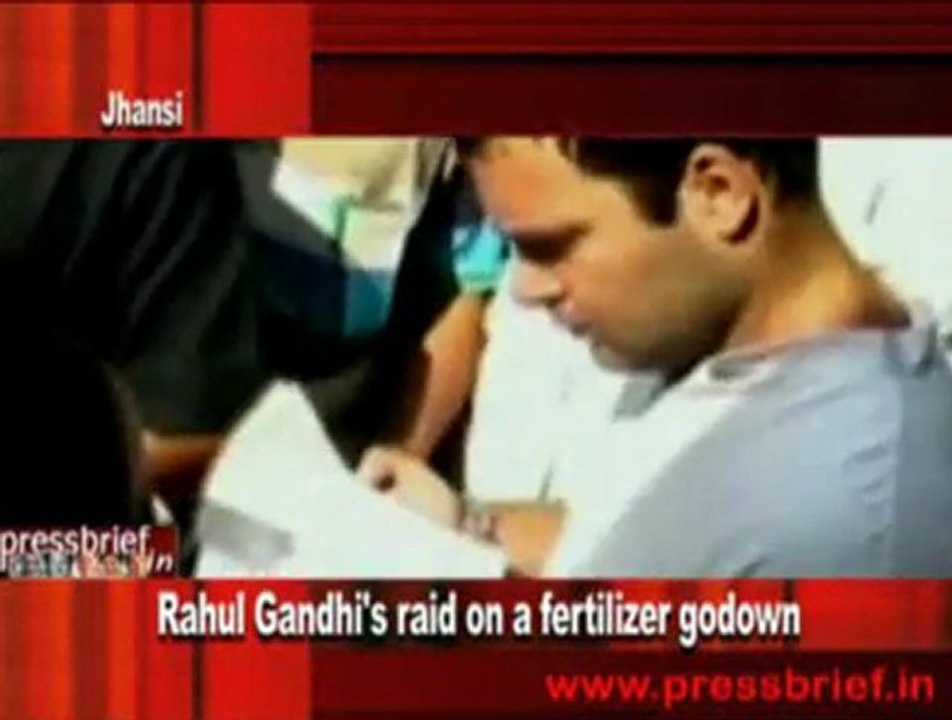 Rahul Gandhi’s raid on a fertilizer godown