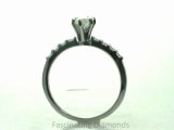 FDENS3100MQR  Marquise Shaped Diamond Engagement Ring In Bar Setting