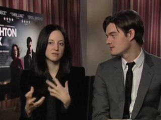 Sam Riley and Andrea Riseborough On Brighton Rock