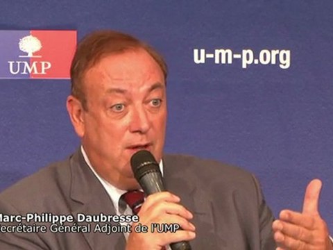 UMP - Marc-Philippe Daubresse - Résultats du 1er tour des primaires socialistes