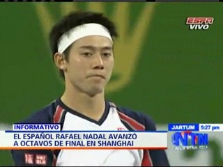 Nadal continúa en su camino a llevarse el Masters 1.000 de Shanghái al vencer a García López - NTN24.com