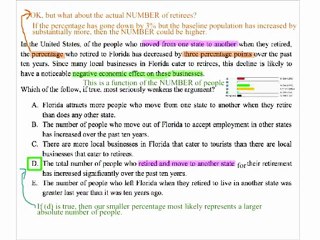 Critical Reasoning Problem with Percentages - Thursdays With Ron (9/22/2011)