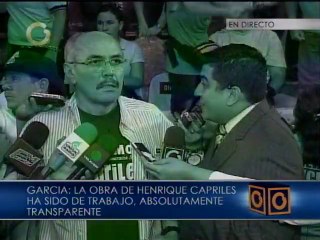 Podemos ratifica su apoyo a Capriles