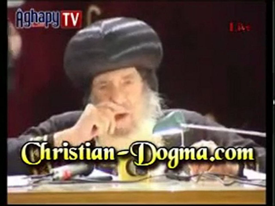 Pape Shenouda III : "Les Coptes ne sont pas armées et n'utilisent pas la violence"