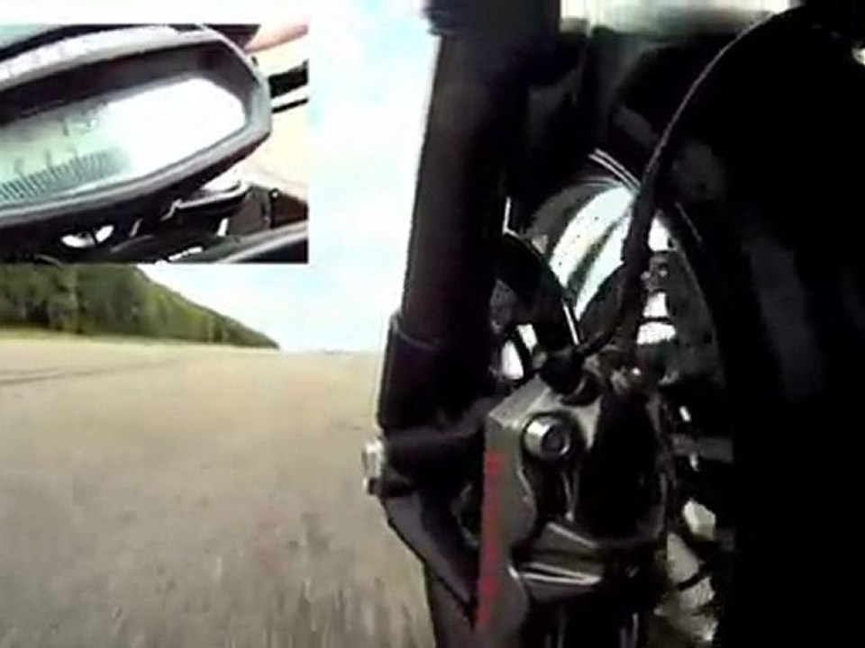 Ducati Diavel onboard flat out!