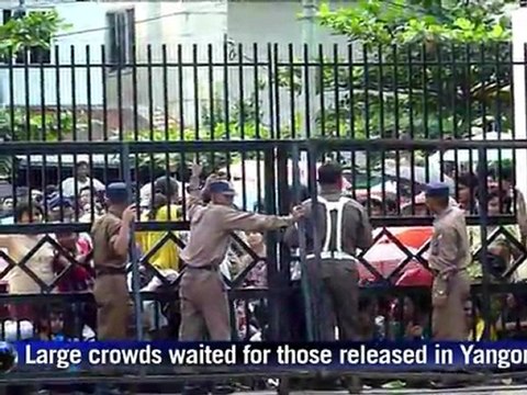 Myanmar frees scores of political prisoners