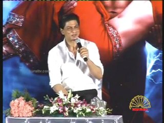 Sharukh khan Press meet in Chennai on 10th October 2011