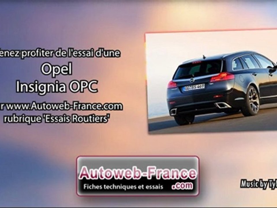 Essai Opel Insignia OPC - Autoweb-France