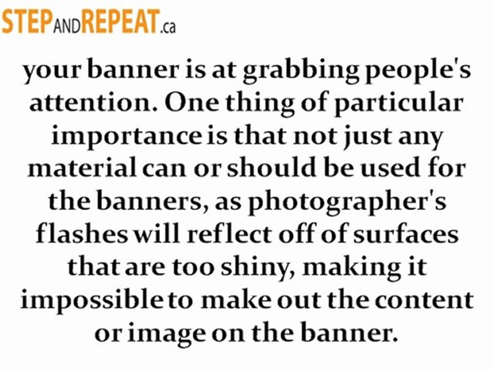 Attract Attention with Beautiful Banners