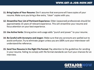 15 Job Search Tips That Work