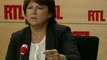 Martine Aubry, maire de Lille, candidate à la primaire socialiste : 