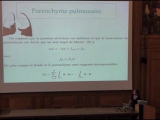 Modélisation de l’écoulement de l’air dans les poumons humains
