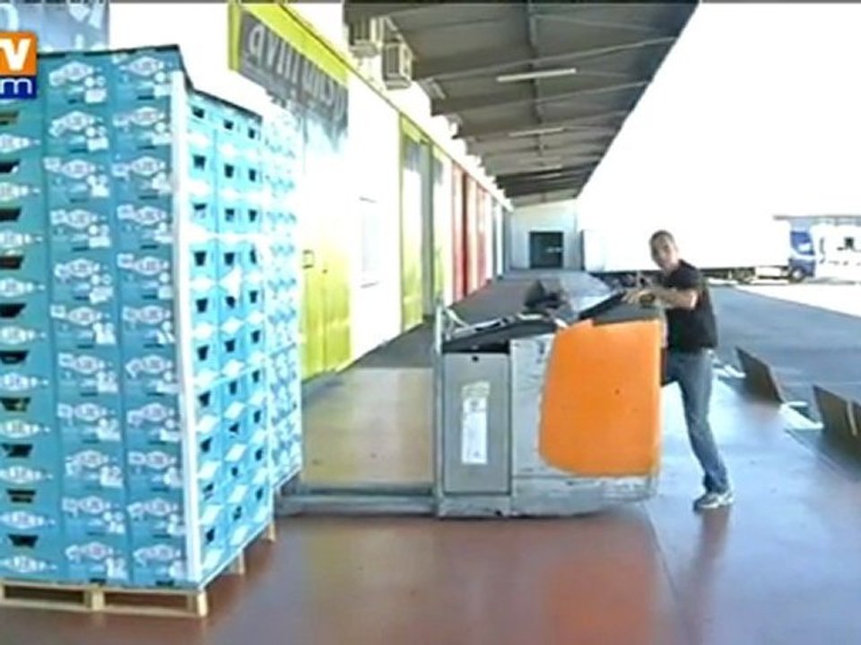 Une centrale solaire photovoltaïque à Perpignan