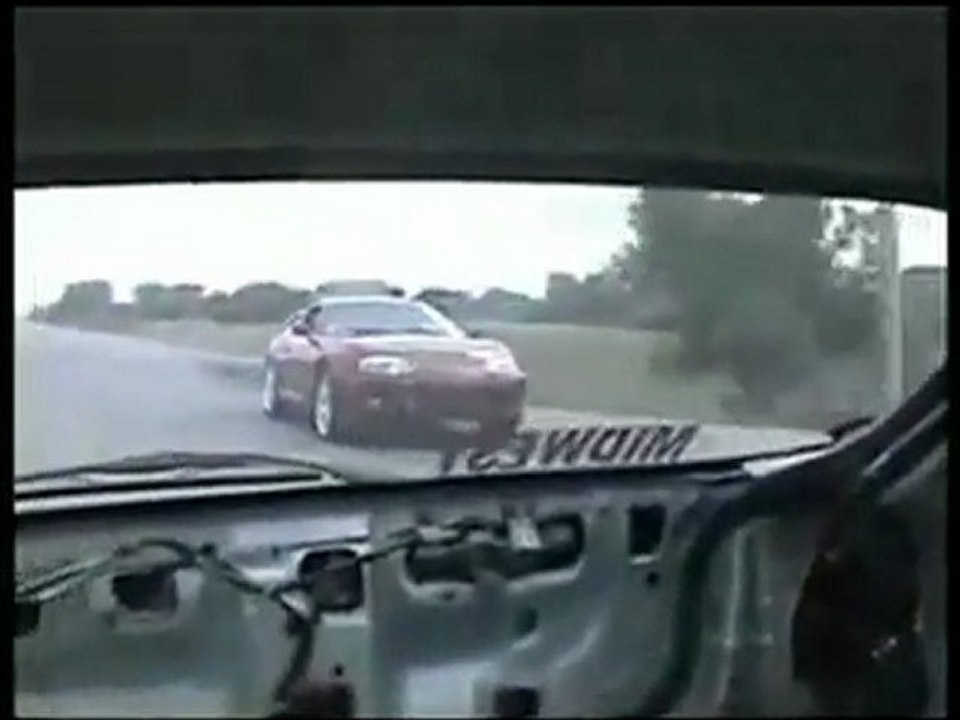 Honda civic VTEC turbo  vs toyota supra