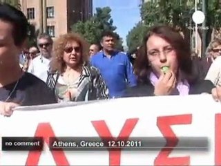 Greece : threat of a long time strike - no comment