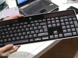 Logitech Solar Keyboard K750: video anteprima tastiera wireless solare
