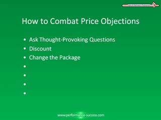 Sales Objections and Answers