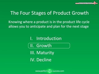 Product Growth Stages