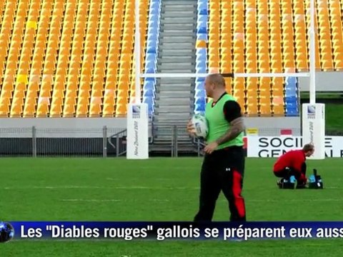 Mondial-2011: le XV de France se prépare à affronter les Gallois