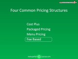 Pricing Strategies: Four Common Pricing Structures