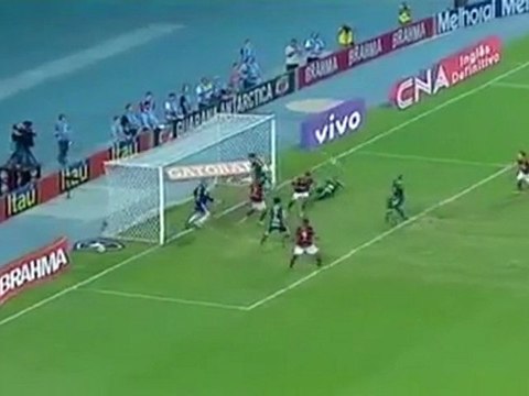 Action gag lors de Flamengo - Palmeiras