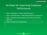Employee Management: Six Steps to Improving Employee Performance