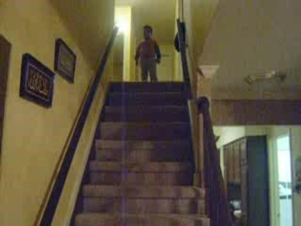 Descendre un escalier