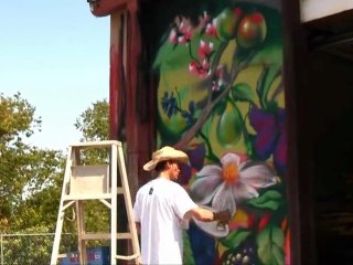 Aerosol Art - Paint Our Town 2011 Tour - Austin Texas