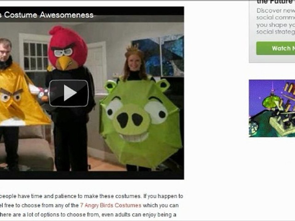 A Do It Yourself Halloween Costume Craft Project Video