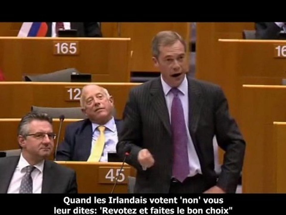 Barroso dans son bunker - Nigel Farage