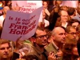 Dernier meeting de François Hollande au Bataclan