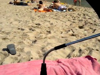 La plage de l'Escala avec Papa&Maman en septembre 2011