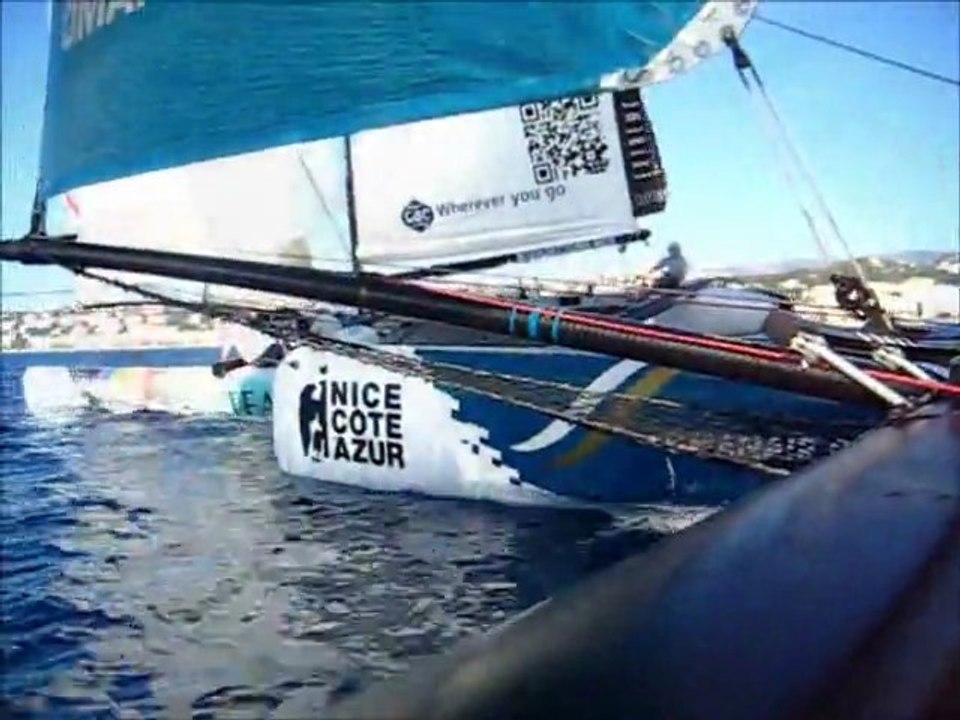 Extreme Sailing Series Nice On Board with Oman Air