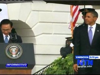 Presidentes de EE.UU. y Corea del Sur celebran ratificación del TLC entre ambos países - NTN24.com