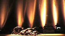 Καλλιτεχνικό Γυμνάσιο 2007 "οι μάχες του Μαραθώνα", φεστιβάλ Αθηνών, γενική πρόβα.