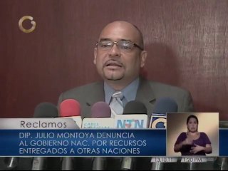 Dip. Montoya denuncia recursos al exterior