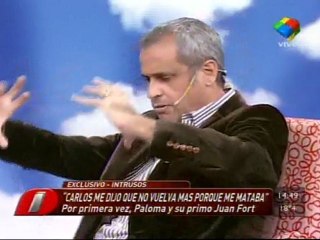 2-4 Emotivo reencuentro de Paloma y su primo, Juan Ernesto Fort