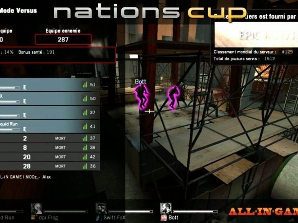 [left4dead]  Nations Cup : FRANCEvsNORWAY