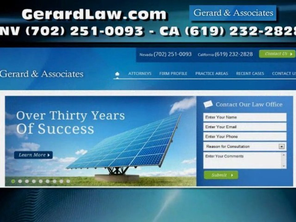 Personal Injury Lawyer in San Diego CA – Gerard and Associates'
