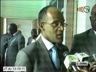 Le ministre des sport reçoit le représentant du FNUAP au Congo