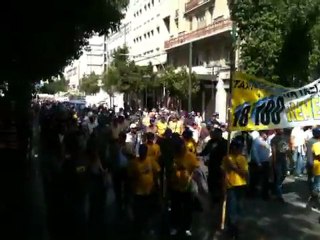 Πορεία ταξιτζήδων στο κέντρο2