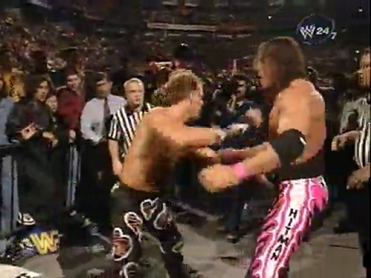 033 Shawn Michaels Vs Bret Hart Survivor Series 1997 Wwf Championship Video Dailymotion