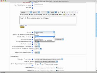 Moodle - Module pratique 1 : créer un espace de cours sur Moodle - (3/6) (www.iutenligne.net)