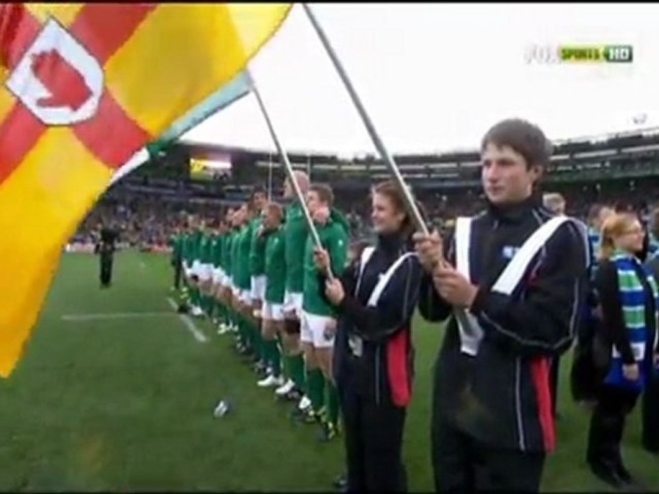 Hymnes Irlandais avant Australie et Galles